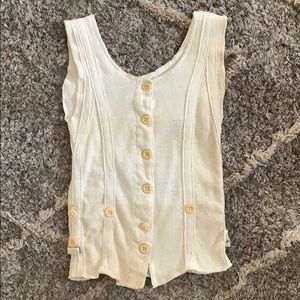 Vintage, size 6 girls Ivory under bodice, 1910?